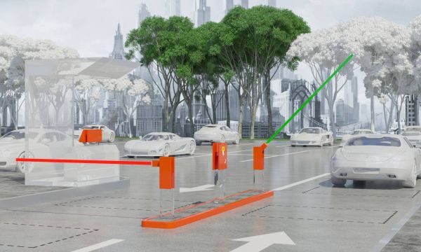 Платная парковка серии комфорт на один совмещенный въезд/выезд с одноуровневыми стойками системой СКУД с доступом по смартфону светофорами табло свободных мест арктическим пакетом ручной и автоматической кассой стойкой акцептирования системами СИГ и СРН