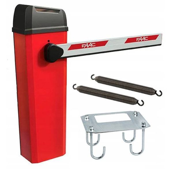Шлагбаум автоматический FAAC B614/5 с прямоугольной стрелой 4.8 м