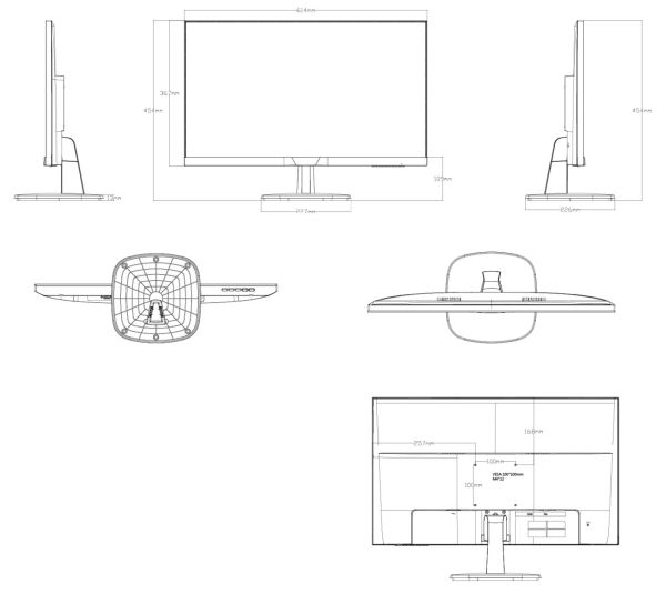 Монитор 27" HikVision DS-D5027FN Монитор 27" HikVision DS-D5027FN
