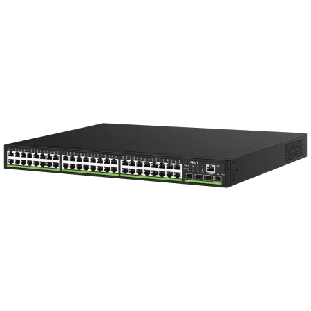 PoE-коммутатор RVi-1NSM48G-4SP управляемый L3 сетевой