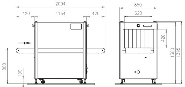 Рентгено-телевизионный интроскоп HI-Scan 6040C