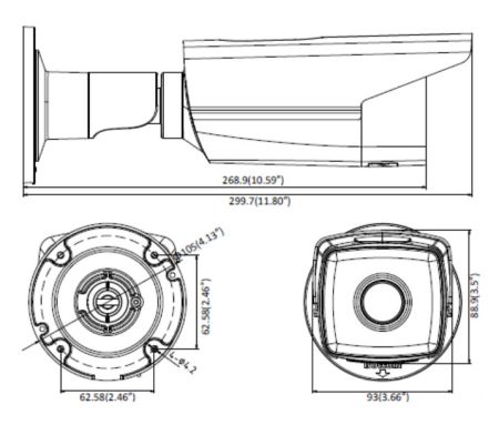 Уличная IP-видеокамера 2Мп HikVision DS-2CD2T23G0-I5 (6 мм) с ИК-подсветкой 50 м