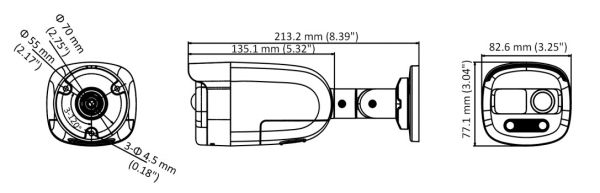 Уличная 2Мп HD-TVI видеокамера HiWatch DS-T210X (2.8 мм) с PIR-датчиком