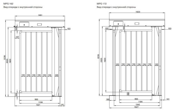 Моторизованная полноростовая калитка Magnetic MPG 162 (MPG162CA140), нерж. сталь, для установки с турникетом MPT Моторизованная полноростовая калитка Magnetic MPG 162 (MPG162CA140), нерж. сталь, для установки с турникетом MPT