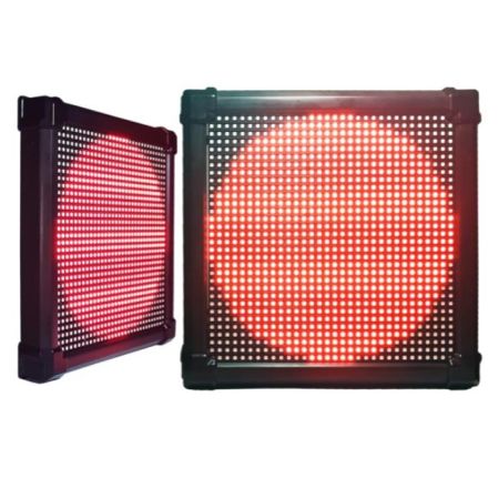 Светодиодный односекционный светофор Инфопаркинг ИС-3/1Q6/24 MATRIX (ИС-3/24 MATRIX), 200 мм Светодиодный односекционный светофор Инфопаркинг ИС-3/1Q6/24 MATRIX (ИС-3/24 MATRIX), 200 мм