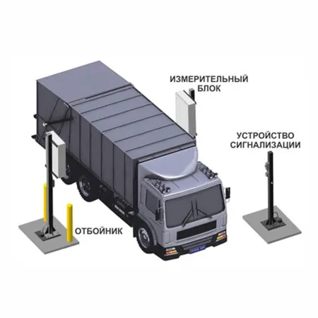 Радиационный монитор Атомтех СРК-АТ2327 с 4-мя блоками БДКГ-11/1, транспортный