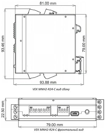Контроллер индукционной петли Feig VEK MNH2-R24-C