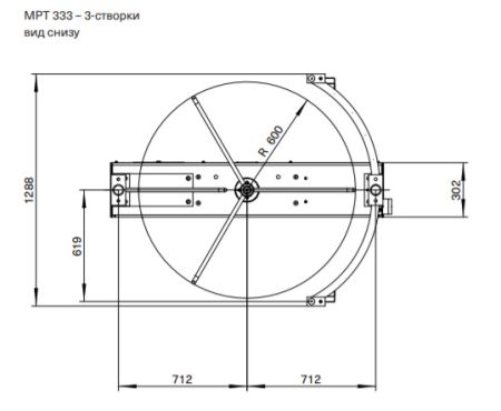 Полноростовой моторизованный турникет Magnetic MPT 132 (MPT132CA302), MHTM, MLC, с полукруглым формирователем прохода