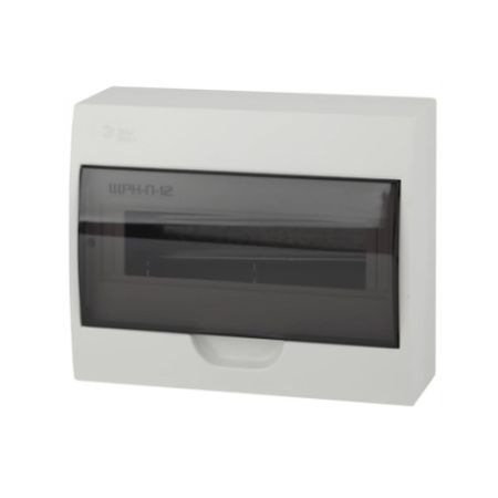 Щит распределительный навесной Эра ЩРН-П-12 1х12 модулей, IP33, пластик