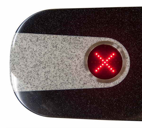 Турникет-трипод тумбовый PERCo-TTD-03.1S из нержавеющей стали (с планками)