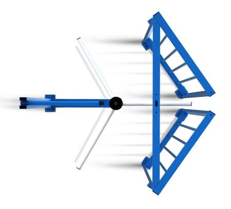 Турникет полноростовой PERCo-RTD-16.1 уличный с электромеханическим приводом