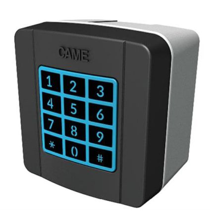 Клавиатура кодонаборная беспроводная Came SELT1W4G, накладная, с синей подсветкой (806SL-0170)