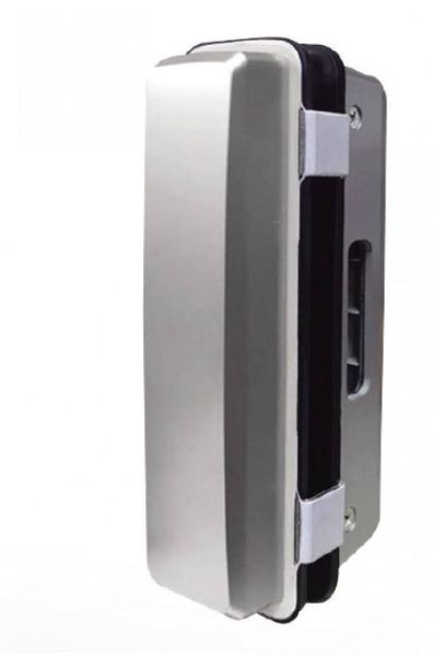 Ответная часть LocPro TD100 для замка GL725 для стеклянных распашных дверей монтажными пластинами