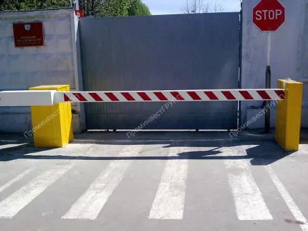 Противотаранный шлагбаум ШАП-L вертикальный, автоматический, 20 тонн