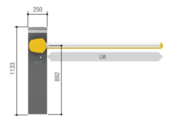 Тумба шлагбаума Came GPT40AGS