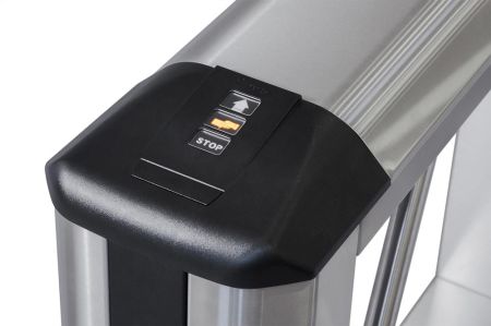 Турникет-трипод тумбовый PERCo-TB01.9A из нержавеющей стали (с автоматическими планками Антипаника)