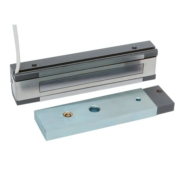 Электромагнитный замок AccordTec ML-200K-3 Premium Grey с планкой