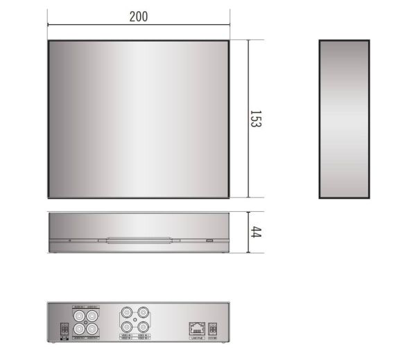 4-канальный IP-видеоэнкодер IDIS DE-1104