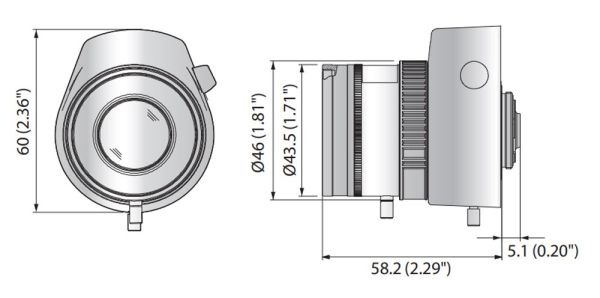 Объектив 1/2.8 CS-mount Wisenet SLA-M8550D (8.5-50 мм)