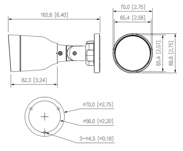 IP-видеокамера уличная 2Мп Dahua DH-IPC-HFW1230S1P-0280B-S5