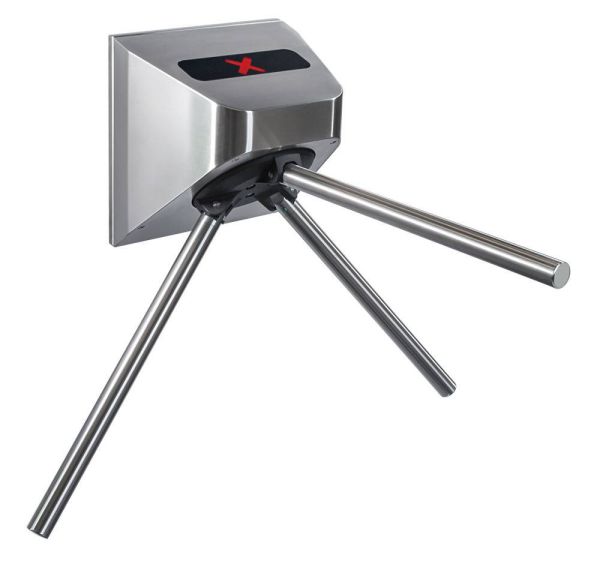 Турникет-трипод навесной PERCo-TTR-10AK из нержавеющей стали, с автоматическими планками Антипаника