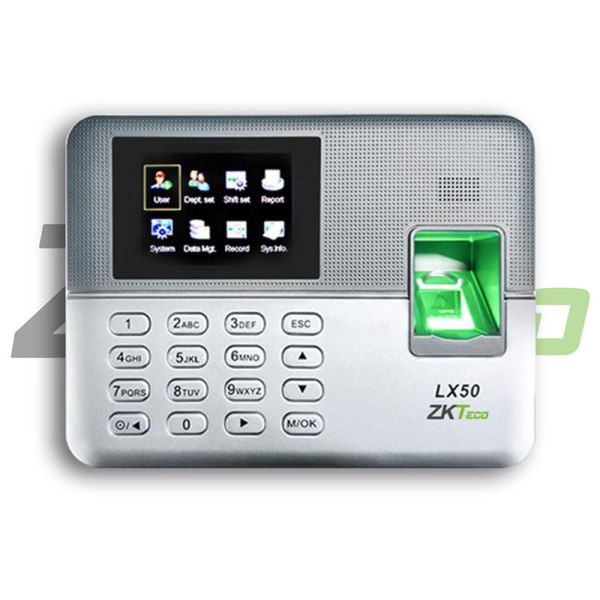 Биометрический терминал учёта рабочего времени ZKTeco LX50 по отпечатку пальца