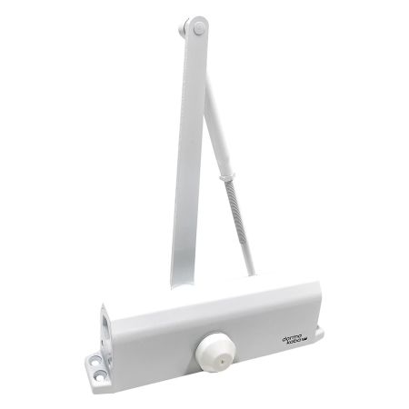 Доводчик дверной dormakaba TS FROST II морозостойкий, BC 230х19, серый