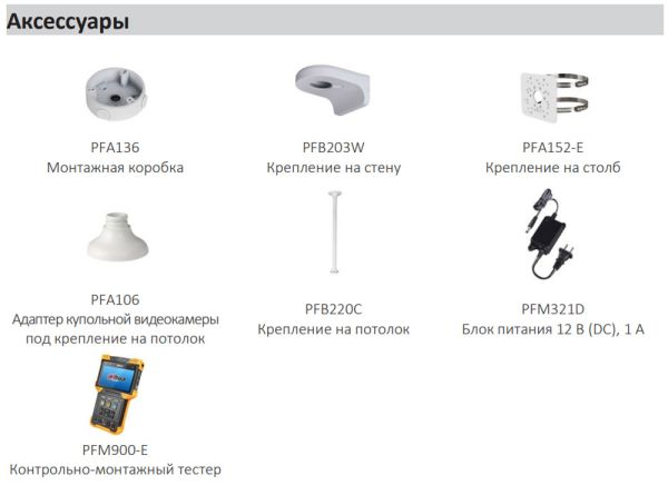 IP-видеокамера 4Мп Dahua DH-IPC-HDW1431T1P-0280B-S6 с ИК-подсветкой 30 м