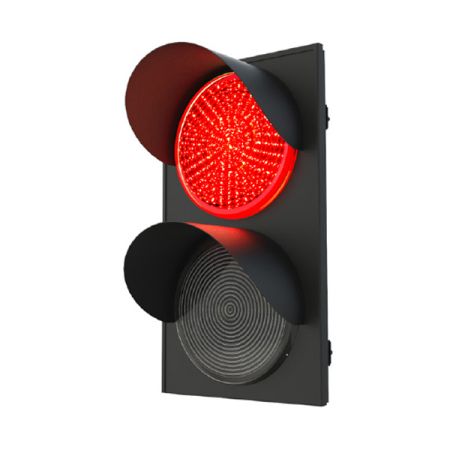 Светофор двухсекционный Came TRFL-300 увеличенный со столбом