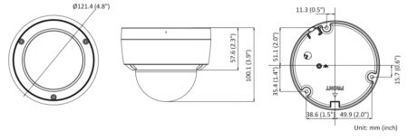 Антивандальная IP-видеокамера 2Мп HikVision DS-2CD2127G2-SU(C) (4 мм) с технологией ColorVu и AcuSense