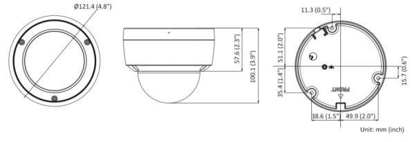 Антивандальная IP-видеокамера 2Мп HikVision DS-2CD2127G2-SU(C) (4 мм) с технологией ColorVu и AcuSense