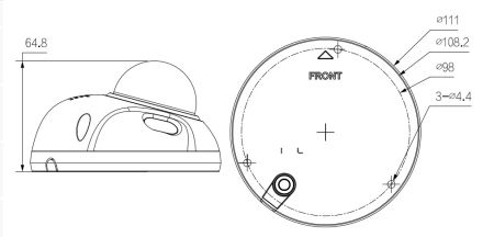 IP-видеокамера уличная 2Мп Dahua DH-IPC-HDBW3241FP-AS-0360B-S2 с микрофоном