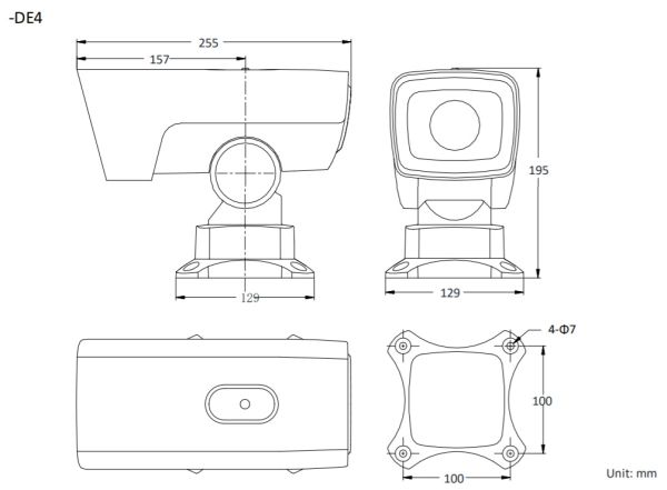 Уличная скоростная поворотная IP-камера PTZ 2Мп HiWatch PTZ-Y3220I-D4 (4.7-94 мм) c x20 оптическим зумом