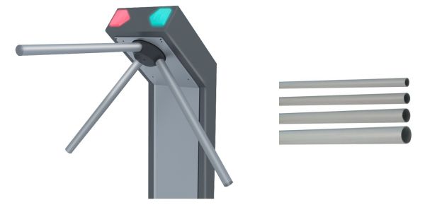 Система Эра на картах на базе турникета и 1 двери в гладкой трубе