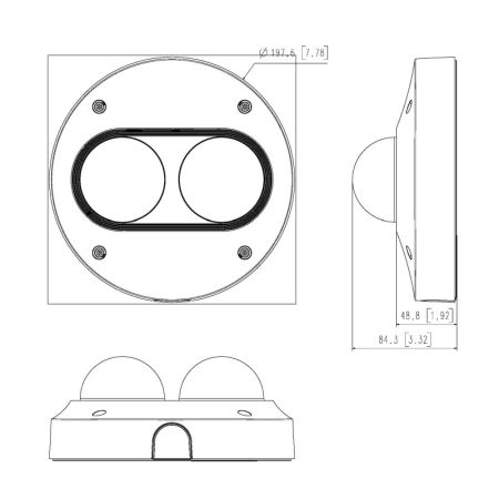 Видеомодуль Wisenet SLA-2M2802D 2Мп f=2,8 мм для камеры PNM-7002VD