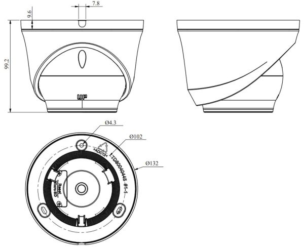 IP-видеокамера 5Мп RVi-1NCE5069 (2.7-13.5) white с варифокальным объективом