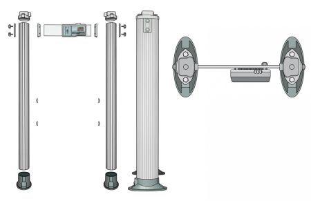 Арочный металлодетектор уличный Блокпост РС X 3300 MK
