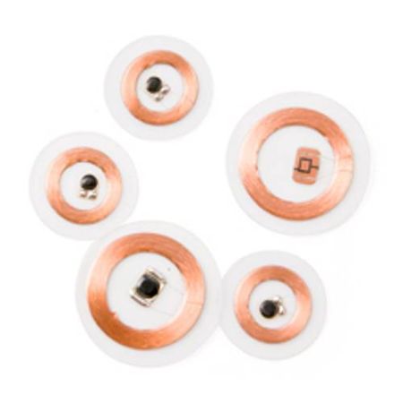 Бесконтактная метка Em-Marine, диск прозрачный из ПВХ пластика D15 E