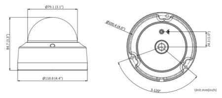 Уличная антивандальная IP-камера 4Мп HiWatch IPC-D042-G2/S (4 мм)