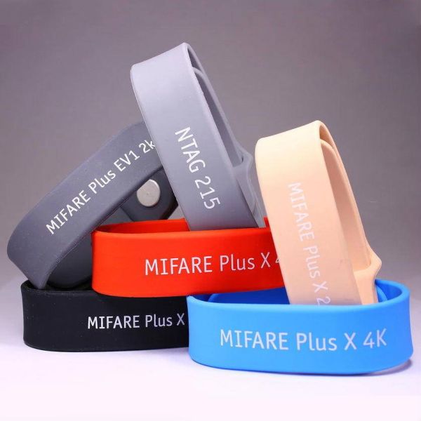 Силиконовый RFID-браслет Mifare ID 64byte, nUID 4byte Силиконовый RFID-браслет Mifare ID 64byte, nUID 4byte