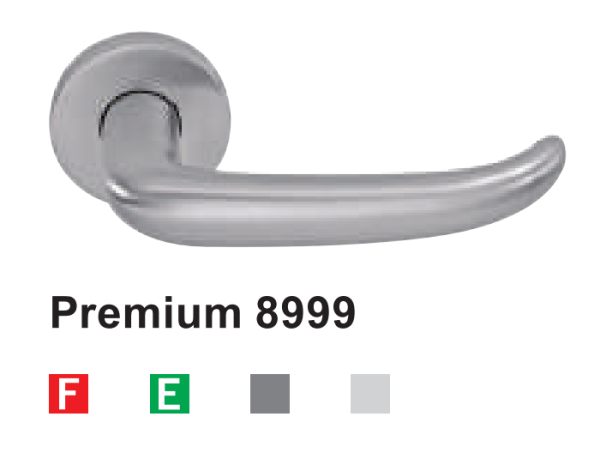 Комплект нажимных ручек dormakaba OGRO Premium 8999 для сплошных дверей