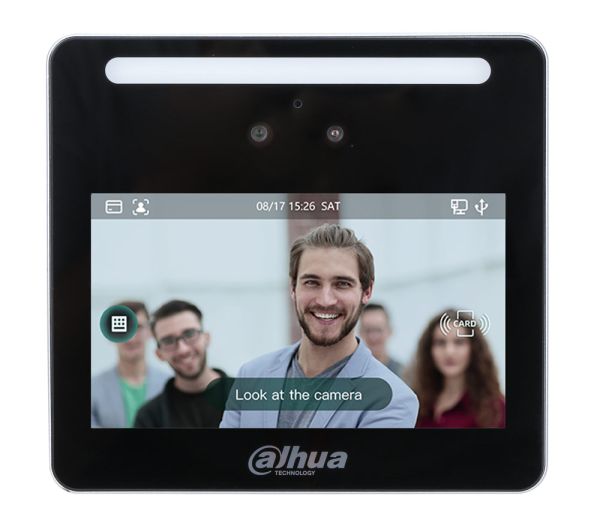 Биометрический терминал доступа AI Dahua DHI-ASI3213G-MW с распознаванием лиц