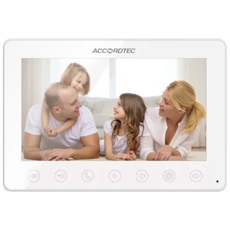 Монитор видеодомофона AccordTec AT-VD 751C/M K EXEL WH