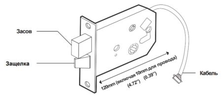 Электронный замок igloohome Mortise 2+ с ручкой