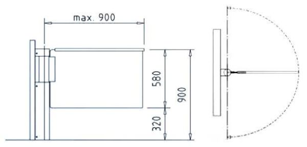 Автоматическая калитка Kaba Charon HSD-L06