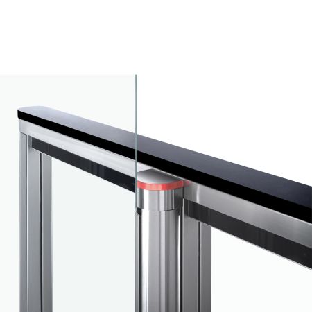 Турникет распашной двухпроходной PERCo ST-11M «Скоростной проход» с крышками из искусственного камня и створками 300 мм, высотой 1300 мм