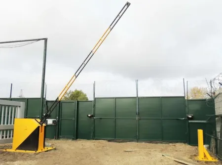 Противотаранный шлагбаум ПШВ-СБ (Л) 4000 вертикальный, механический, 3,5 тонны