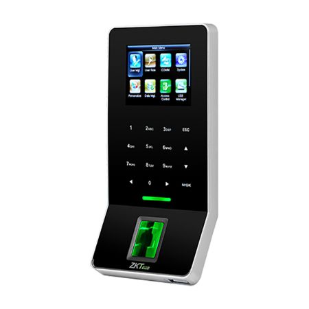 Биометрический терминал ZKTeco F22 (IC+ADMS) со считывателем отпечатка и карт MIFARE