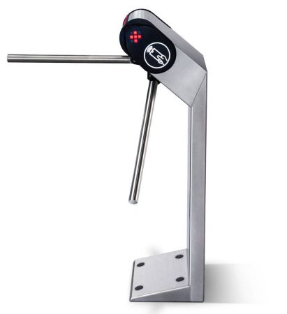 Турникет-трипод PERCo-TTR-08A из нержавеющей стали, с автоматическими планками Антипаника