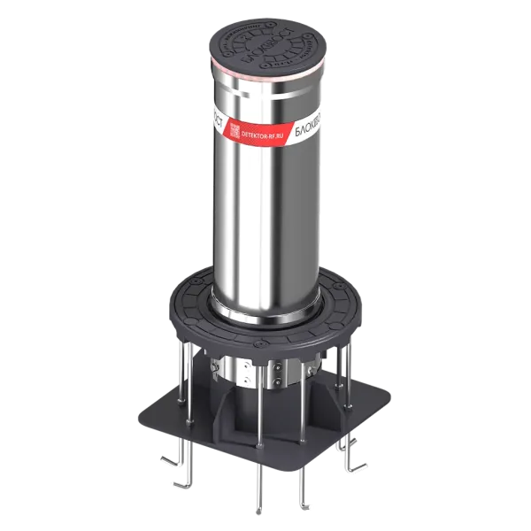 Противотаранный боллард Блокпост P600 стационарный из нержавеющей стали